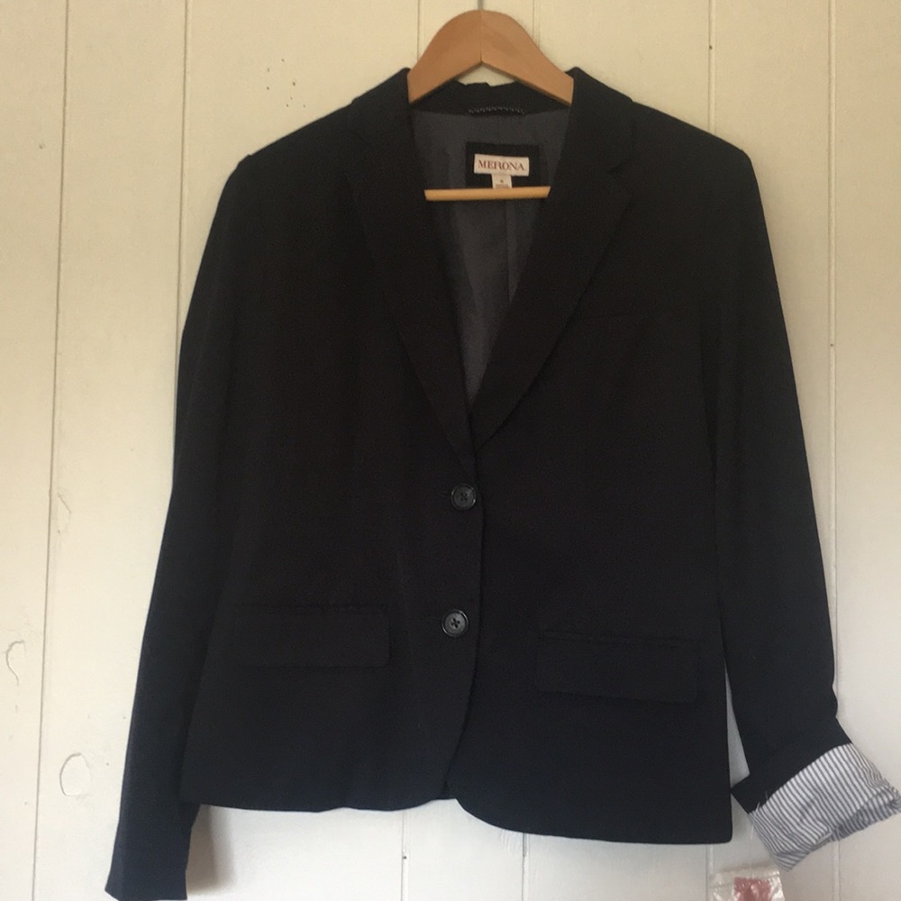Navy 2 Button Blazer